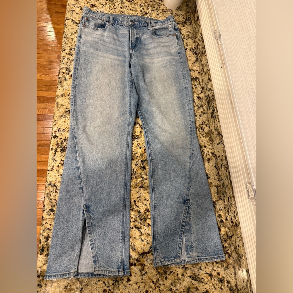 American Eagle high waist stretch flare jeans